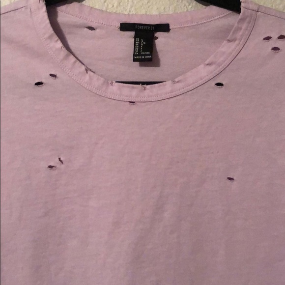Forever 21 distressed tee - Picture 2 of 3